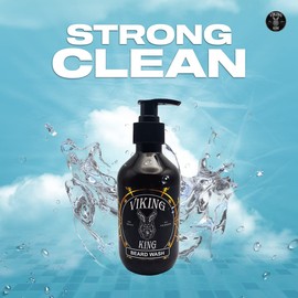VIKING KING-BEARD WASH-Tea Tree/Mint-300 Ml