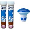 SUDS-ONLINE 20 x Multifunctional Chlorine Tablets + Floating Dispenser
