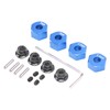 RC Wheel Hub Hex Aluminium Alloy 12mm 5.5mm 7mm Sturdy