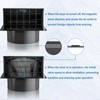 Hon&Guan Dryer Vent Cover Outside with Removable Mesh, 4 Inch