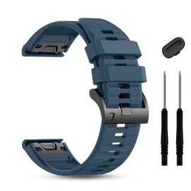 ZPJPPLX 22mm Compatible with Garmin Fenix8 AMOLED 47mm/Fenix E/Fenix 6 Pro/6/7/7 Pro/5/5 Plus Watch Band,Soft Silicone Straps for Forerunner 965/955/945/Approach S70 47mm/S62/S60/quatix 7 Smartwatch