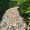 YISZM 40lbs Natural River Rocks, 3"-4" Premium Pebbles for Garden