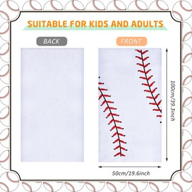 12 Pcs Baseball Themed Potato Sack Race Bags Sports Themed Potato Sack Race Jumping Bags 40 x 20 Inches Sack Race Bags for Adults Kids Family Party Games and Activities Baseball Party Supplies