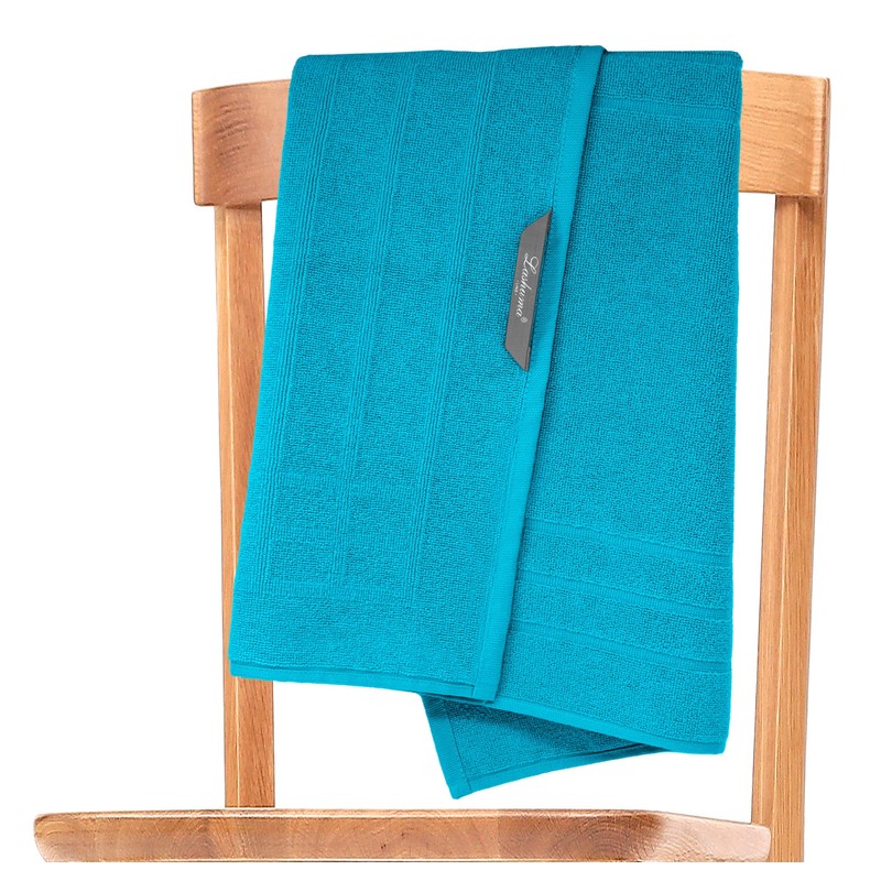Lashuma Bathroom Mat 50 x 70 cm Aquamarine - Blue,