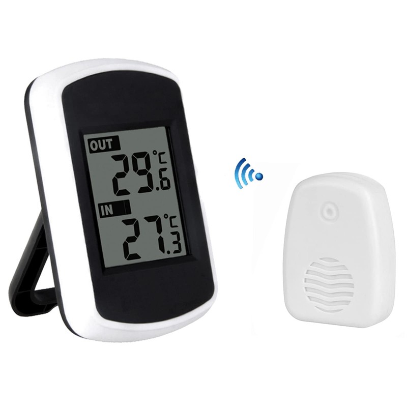 Fesjoy LCD Digital Wireless Indoor Out-door Thermometer Temperature Measurement Tester