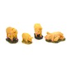 4 x Pigs and Piglets Christmas Figurines 6cm Birth Scene