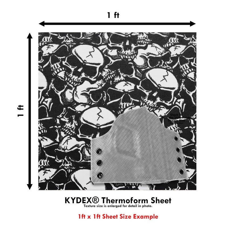 KYDEX Thermoform Sheet - (P1 Texture) - (Standard Print) -