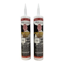 Dicor Products Self-Leveling Ultra Sealant (White) - Polypropylene Compatible, Water-Resistant Roof Sealant 2 Pack
