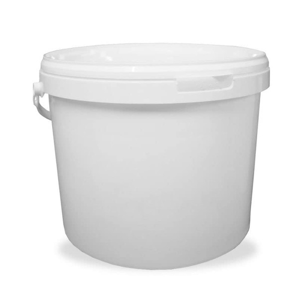 Lubrisolve White Round 10 litre Bucket and Lid