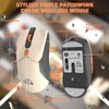 FREEWOLF T96 Smart Display Wireless Gaming Keyboard and Mouse Comb,