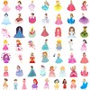 MUSHI 100 Stickers de PRINCESAS y SIRENAS paquete con stickers