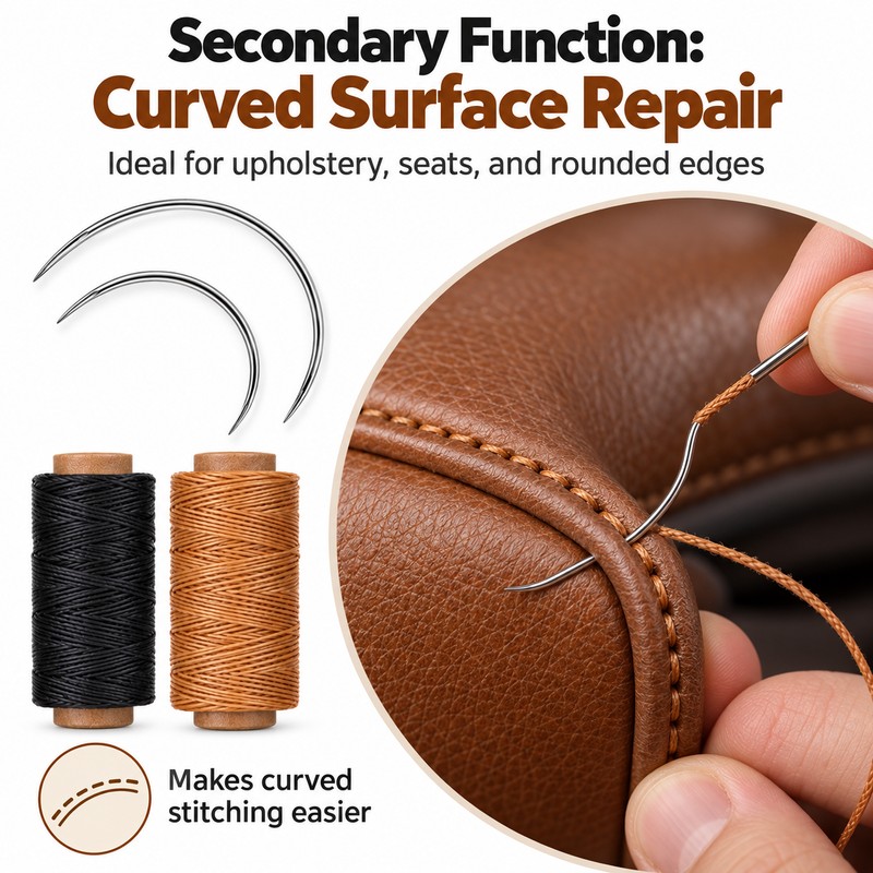 Leather Sewing Kit for Upholstery Repair – Waxed Thread &