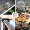 10 Pack Downspouts Gutter Guard Aluminum Filter Strainer, 3 Inch