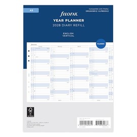 Filofax A5 Vertical Year Planner 2028-28-68501