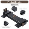 7.5" Sliding Gate Latch, Heavy Duty Door Latch with Padlock