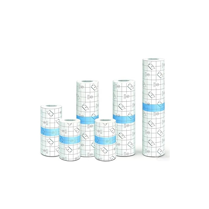 Second Skin Tattoo,6 Rolls 140cm Tattoos Aftercare Waterproof Bandage Wrap
