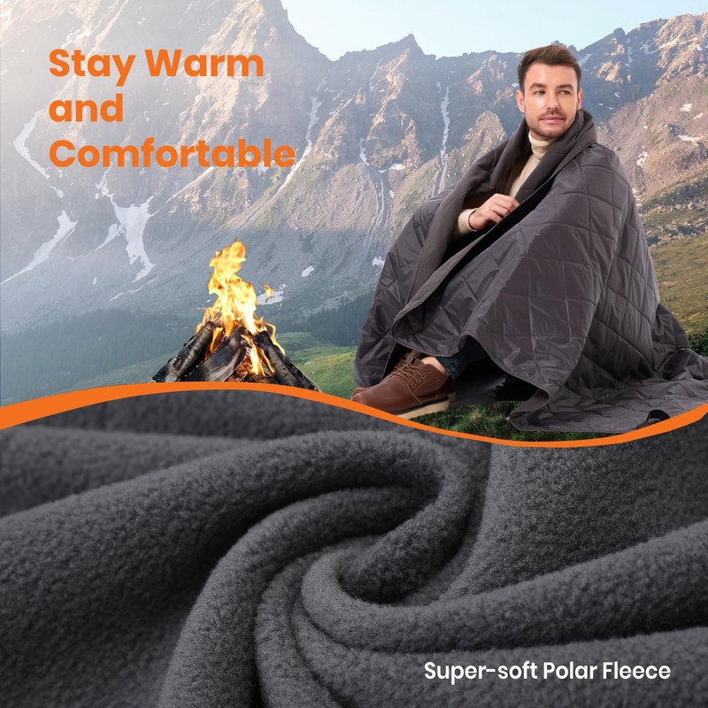 sheelokhwui 4-in-1 Large Outdoor Blanket - Waterproof & Windproof Thickened