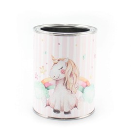 Pencil Cup Unicorn with 12 Triangular Colouring Pencils, Children's Pencil Holder, Desk Organiser, Girls