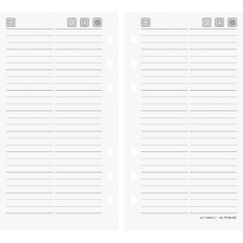 rido/idé 7066461 Addresses for Timer Filius/Timing 2, 93 x 172 mm, 32 Sheets