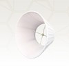 Royal Designs Empire English Pleat Basic Lamp Shade, White, 10