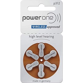 Powerone Hearing Aid Batteries, Size 312 (120 Total Batteries)