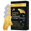 Jakuva 24K Gold Forehead Wrinkle Patches for Face-Hydrogel Pads with