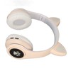 Glowing Cat Ears Bluetooth Headphone Bass Foldable Wireless Headwear Breathing