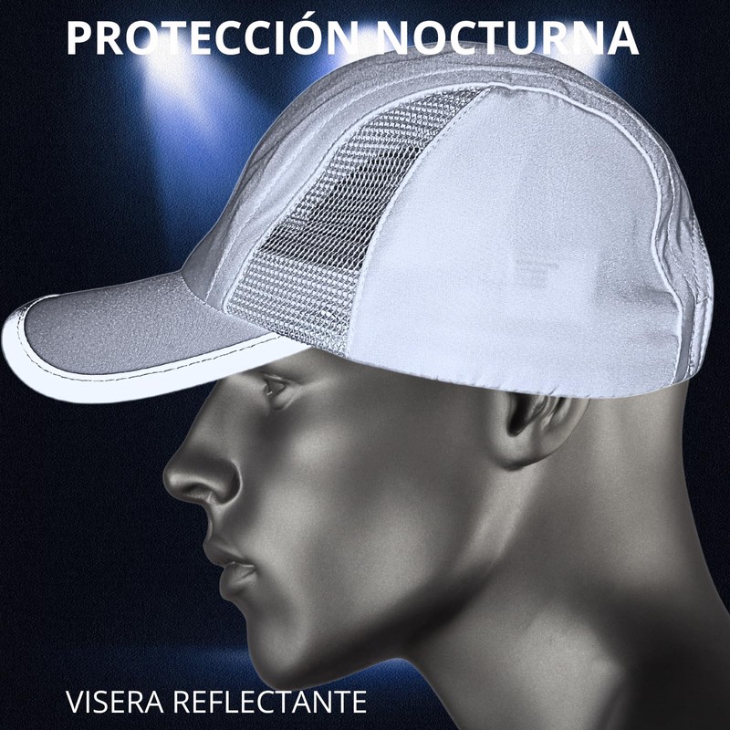 Genérico Gorra para Hombre Mujer – Transpirable con Malla -