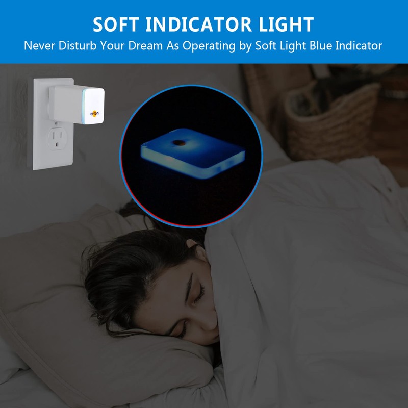 evron Plug-In Air Ionizer for Home & Travel, 20 Million