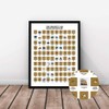 Mappinners The Greatest 100 World Destinations Scratch Off Travel Print