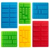 TYH Supplies Block Mold Silicone Ice Tray | 6 Pack