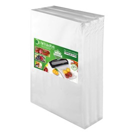 WVacFre Large 100 Gallon Size11x20Inch 4mil Food Saver Vacuum Sealer Bags with Commercial Grade,BPA Free,Heavy Duty,Great for Food Vac Storage or Sous Vide Cooking