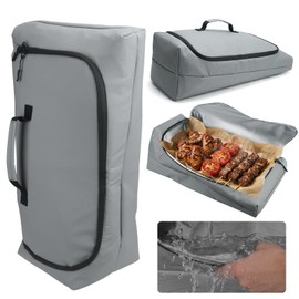 21" Insulated BBQ Blanket for Resting Meat,270° Opening Premium Meat Resting Bag for Grilling,Brisket Smoker Resting Bag & Grill Gifts,Perfect BBQ Gifts for Men