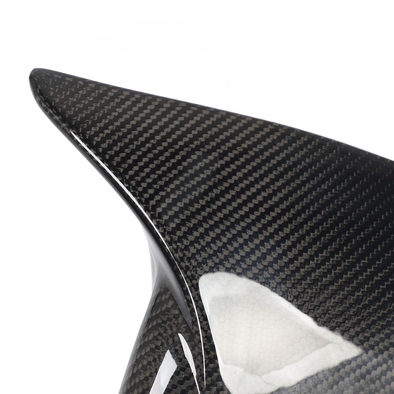 1 Pair Side Mirror Cap Cover Standard Carbon Fiber Glossy