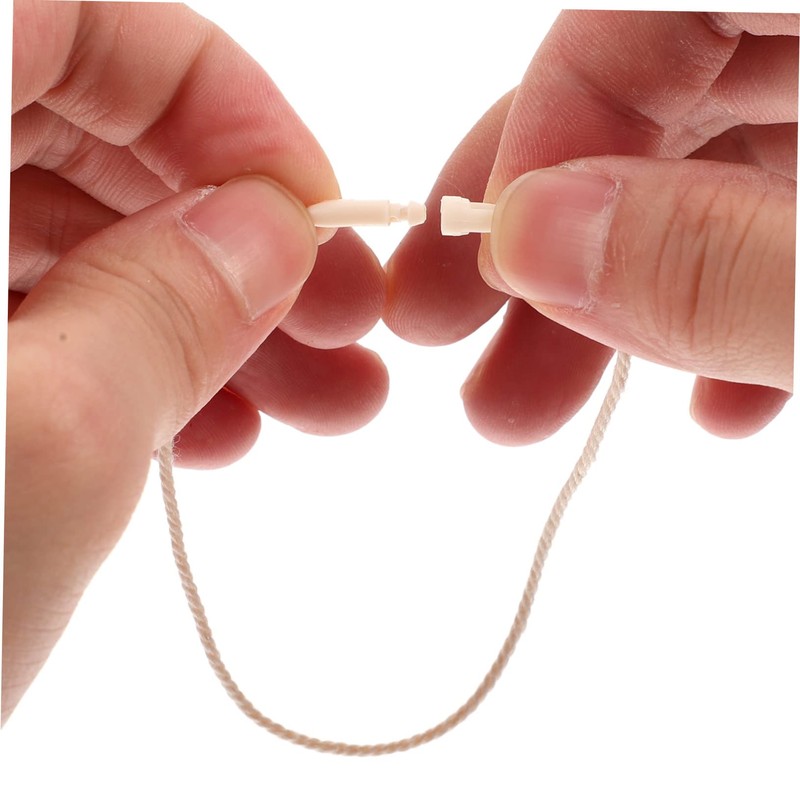 EXCEART 200 Piezas Cuerda Para Etiquetas De Ropa Hilos Para