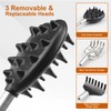 COZY CORE Telescoping Back Scratcher with 3Pcs Detachable Scratching Heads,