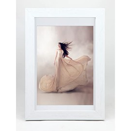 IDEAL TREND Elegant Picture Presentation with ALVA Wooden Picture Frame Timeless Design Photo Frame: Colour: White Format: 50 x 70 cm