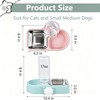 J&L VVMEET Hanging Dog Bowls, Cage Automatic Cat Food and