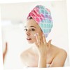 Beavorty Microfibre Hair Towel Wraps Dry Hair Hat Cap Super