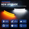 SUPAREE LED Switchback Side Mirror Turn Signal Lights Compatible for