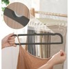 Velvet Trouser Hangers,Velvet Pants Hangers for Closet - JOMWEN 35cm