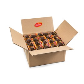 Office Snacks | 1.5 Oz Chocolate Croissant | Snack Cakes and Pastries | Lunchbox Snacks | Back to School Snacks | Approx 80 Count | Dairy & Nut Free | Stern’s Bakery (Chocolate Swirl)