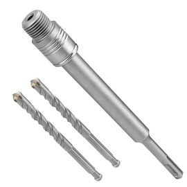 SDS Plus Extension, Lytool 220 mm SDS Plus Drill Extension Shaft with M22 Thread for Drill Bits Core Drill Concrete Cement Stone Wall Drill Diamond Drill Bit