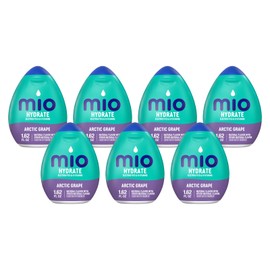 Mio Sport Liquid Water Enhancer, Arctic Grape, 1.62 OZ, (Pack of 7)
