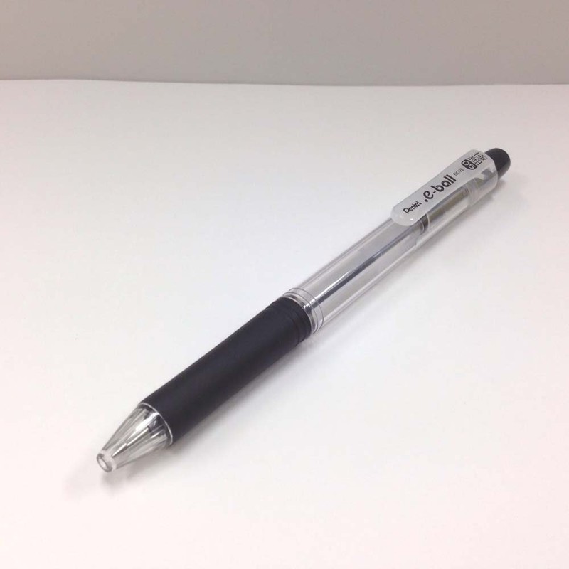 Pentel XBK125-A Oil-based Ballpoint Pen, 0.5mm, Black, 5 Count