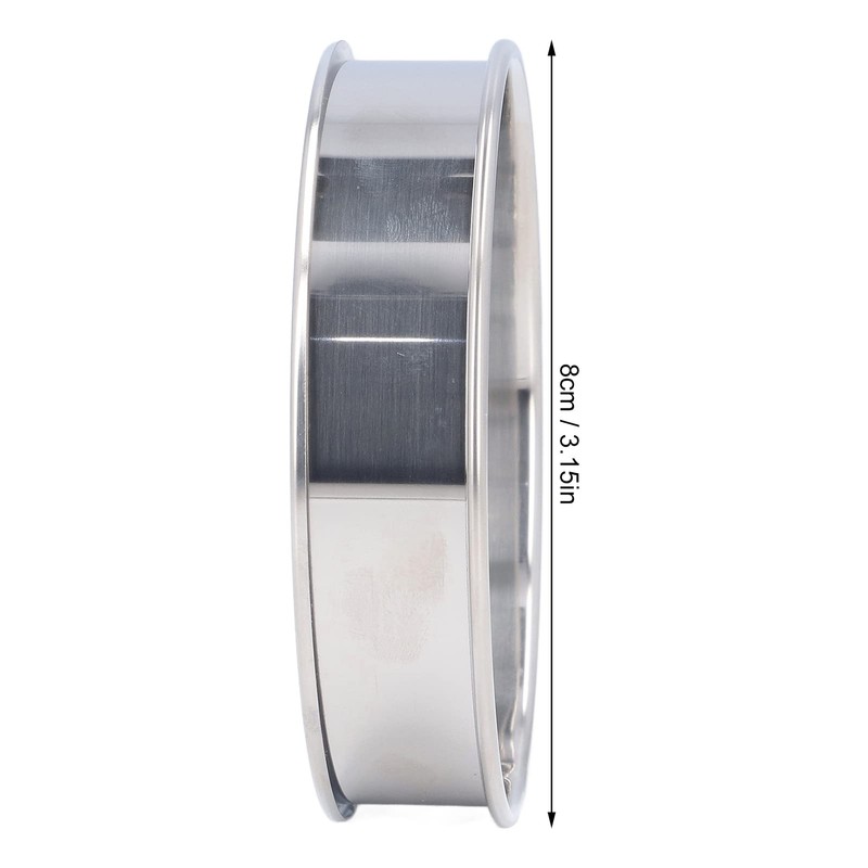 Anillos de Bollo con Doble Volumen de Acero Inoxidable Fácil