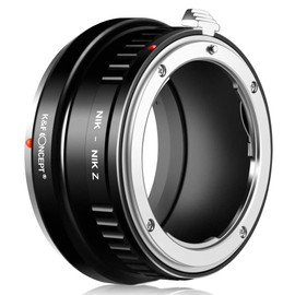 K&F Concept NIK-NIK Z Bayonet Adapter Lens Ring for Nikon F Lens to Nikon Z 7 and Nikon Z 6 Mirrorless Full Frame Camera