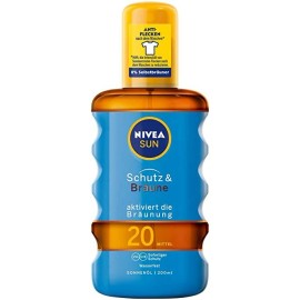 Nivea Sun Brown & Protect SPRAY Sunscreen SPF 20 - 200ml-FREE SHIPPING