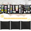 Small Trifold Poster Board 26" x 17",Black Science Fair Display
