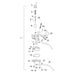 Polaris ATV Carburetor Float Gasket, Genuine OEM Part 0453959, Qty 1